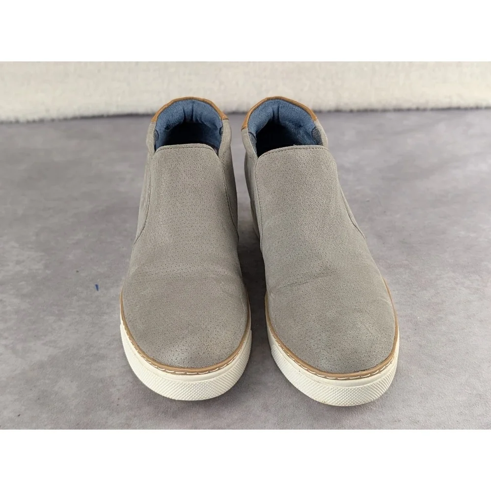 Dr. Scholls Womens Abbott Wedge Sneaker Grey Slip On Shoes 8M S345
